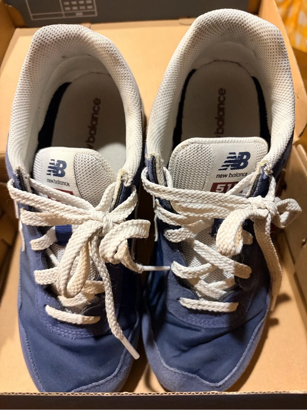 New Balance Navy and Red Kids' Sneakers